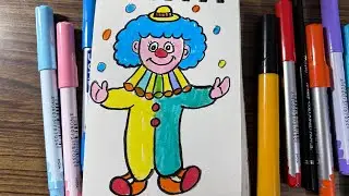 Joker drawing for kids easy | easy drawing for kids
