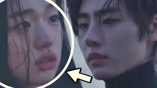 who is the girl behind enhypen 's ' dark blood ' concept trailer?