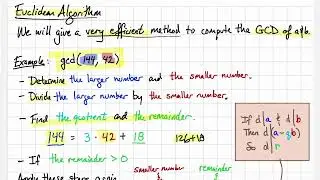 5.2C - The Euclidean Algorithm - MATH 120