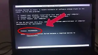 Memperbaiki laptop gagal booting dengan kode 0xc0000225 [dijamin berhasil]