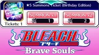 Bleach: Brave Souls - 5 Star Birthday Ticket Summons