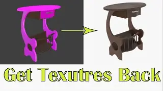 Find Missing texture files for Models in Blender