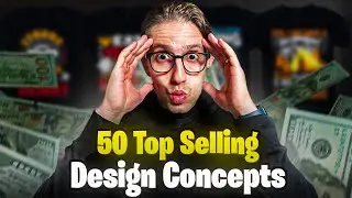 50 Top Selling T-Shirt Design Concepts To Crush Print on Demand in 2024