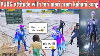 PUBG MOBILE ATTITUDE WITH TERI MERI PREM KAHANI HAI MUSKIL||BY CLASSIFIED GAMING|||