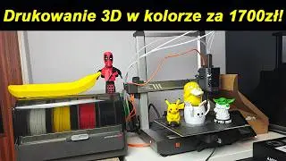 Drukarka 3D Anycubic Kobra 3 + ACE Pro Combo - Montaż, Konfiguracja test i Recenzja - LowcyChin.pl