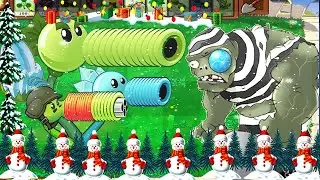 Plants vs Zom bies NEW PLANTS: All Pea vs All Zombies