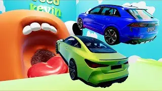 Cars VS Mystery DOORS Sports Car Challenge #14 BeamNG Drive