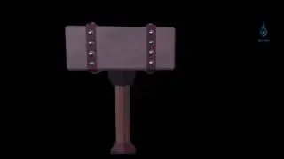 God of Thunder's Hammer | 3D Modeling | Autodesk maya |