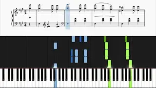 F. Schubert - 12 Grazer Waltzer, D. 924, Op. 91, No. 5 (Piano Tutorial)