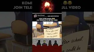Naruto squad reaction on komi x tadako 😂😂