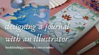 Collaborating with a favorite illustrator ⟡ lay-flat journal process and artist interview