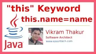 24 -This Keyword with Setter - Java Training By eZeon