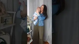 Easy on/easy off, breastfeeding-friendly jumpsuit! Linked in my Amazon storefront ❤️