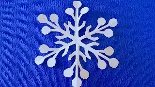 Beautiful snowflakes do it yourself from paper. step by step. Snowflakes from paper.