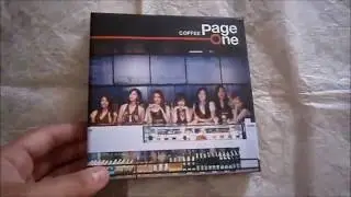 t-ara coffee page one unboxing