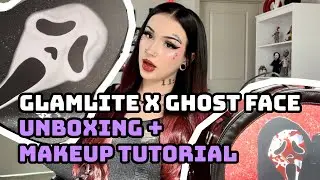 GHOST FACE x GLAMLITE - Unboxing & Makeup Tutorial