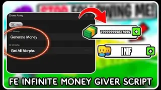 [ FE ] Infinite Money Giver Script Hack - ROBLOX SCRIPTS - Generate 999999x Money