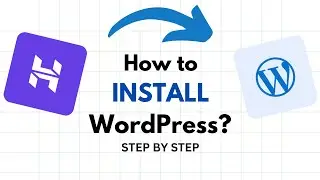 Install WordPress the EASY Way with Hostinger