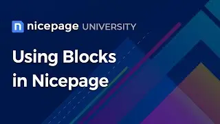 Using Blocks in Nicepage