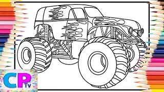 Hot Wheels Monster Truck Coloring Pages/Anna Yvette - Red Line/Defqwop - Awakening [NCS Release]