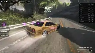 (Roblox)   [ NEW UPDATE ] Untitled Drift Game up and down hill drifting