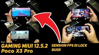Gaming MIUI 12.5.2 Poco X3 Pro Genshin Impact FPSnya Di LOCK!! PUBG, CODM & Marvel Revolution Aman!!