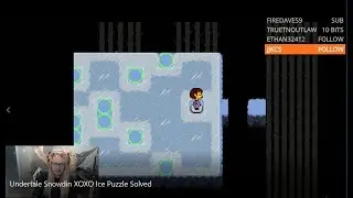 Undertale Snowdin XOXO Ice Puzzle SOLUTION
