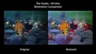 The Snorks - UK Intro (Restoration Comparison)