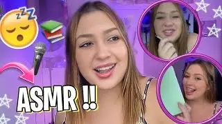 TENTEI FAZER UM ASMR ✨🎤📚