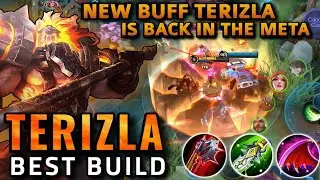 New Buff Terizla Best Build | Top 1 Global Terizla Build | Terizla Guide and Gameplay - MLBB