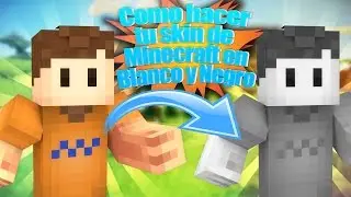 Como hacer tu skin de minecraft en blanco y negro |Tutoiral  (2016) Todas las versiones