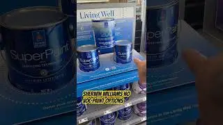 Sherwin Williams No Voc paint options