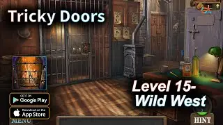 Tricky Doors Level 15 WILD WEST Complete Walkthrough with Explanation | GeekAlign