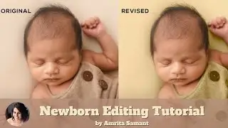 EDITING TUTORIAL | How to change the Backdrop/Blanket colour on Photoshop | Newborn Photography