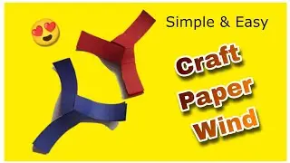 How To Make A Paper Wind 😍 Easy Craft 🤓 #love #like #subscribe #paper #papercraft