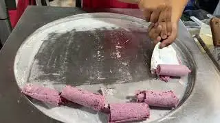 The best Thai Ice cream!  The best ice cream with strawberries and bananas! #new #respect #