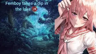 Skinny dipping with your Femboy M4A Romantic