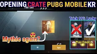 Mythic again🤩 - Trick Opening Crate PUBG Mobile Korea 🇰🇷 - i get Skin Charged Armor Set 🔥🔥🔥