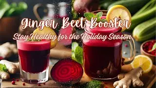 Revitalize Your Day with the Elixir of Energy! | Ginger Beet Booster Juice Recipe 🌿✨