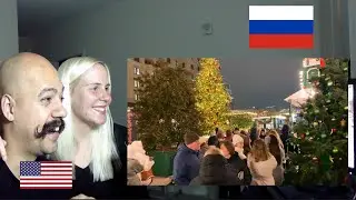 American Reacts to Moscow Christmas 2026 — What She Didn't Expect!
