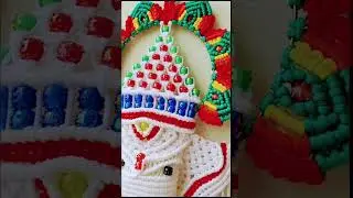 Macrame Ganesh ji #2023 #design #macrameart #macrameart #macramecreation #macrameganeshji