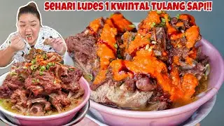 GEDE BANGET! PORSI TUMPAH-TUMPAH MIE KOCOK TULANG MEKARWANGI DI BANDUNG!