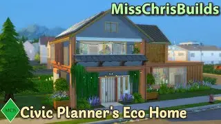 Civic Planner's Eco Home // Sims 4 Speed Build