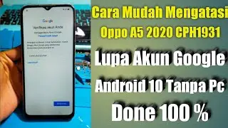 Oppo A5 2020 Lupa Akun Google | CPH1931