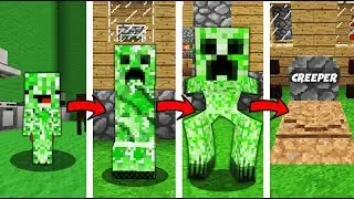 ŻYCIE CREEPERA W MINECRAFT || OD NARODZIN DO ŚMIERCI!