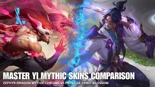 YI SKIN COMPARISON | ZYPHER DRAGON VS SPIRIT BLOSSOM 