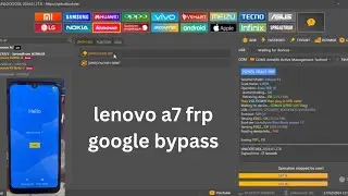 Lenovo a7 FRP google bypass | Lenovo phone frp bypass | frp unlock tool | spd cpu frp | 