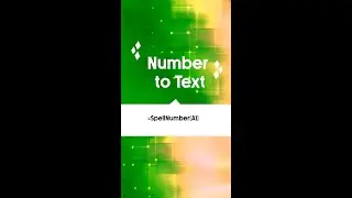 How To Convert Number To Words in Excel 