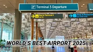 Singapore Changi Airport - Full Tour Terminal 3 Departure | Best Airport 2025 