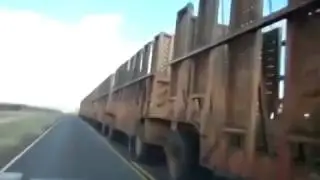 Обгон автопоезда